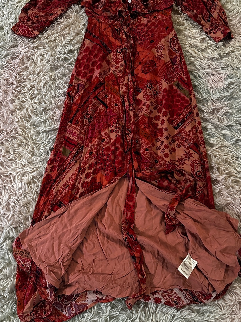 New Free People Lennon Maxi Dress Size XS - Picture 11 of 11